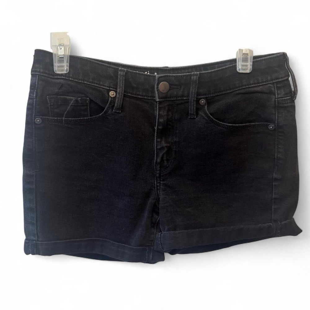 Mossimo Black Jean Shorts Classic Cut